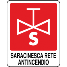 segnaletica valvola rete antincendio